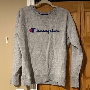 Champion Heather Gray Crewneck Sweatshirt